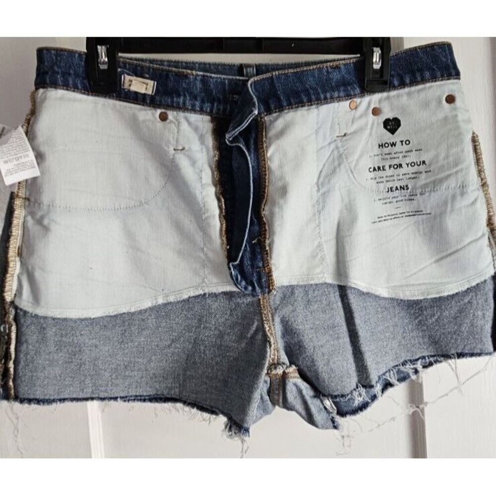 Madewell The Perfect Jean Denim Short Women SZ 31 Raw Hem inseam 3" blue - Picture 6 of 9